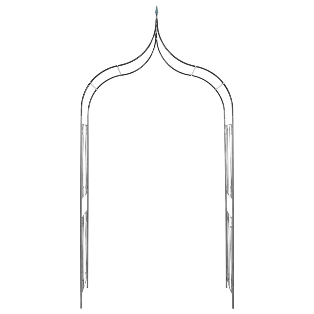 40777 Garden Arch Spike Design Climbing Plants Dark Green
