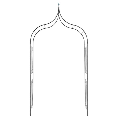 40777 Garden Arch Spike Design Climbing Plants Dark Green