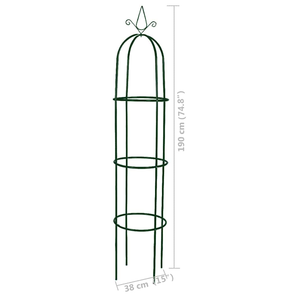 vidaXL Garden Arch Tower 2 pcs
