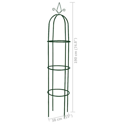 vidaXL Garden Arch Tower 2 pcs
