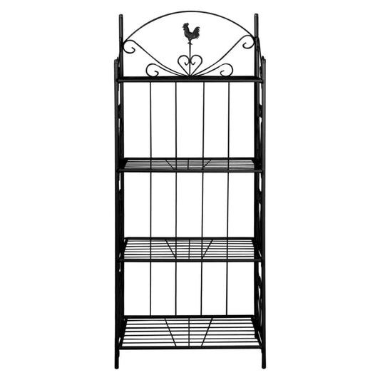 Plant Rack Square Black