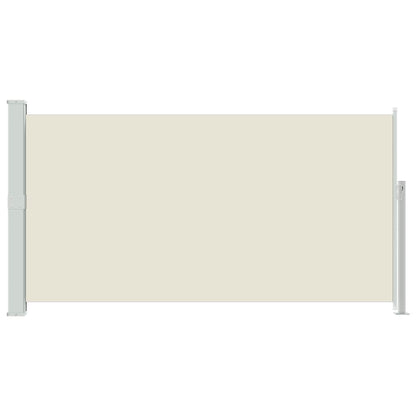 vidaXL Side Awning | Cream | Polyester (Screen), Steel (Stand) | 160x300 cm