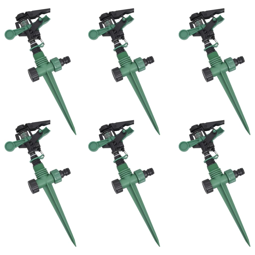 vidaXL Garden Sprinkler | Green | POM (Polyoxymethylene) | Standard