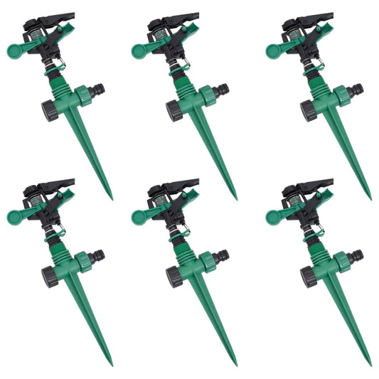 vidaXL Garden Sprinkler | Green | POM (Polyoxymethylene) | Standard