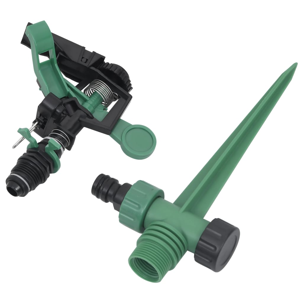 vidaXL Garden Sprinkler | Green | POM (Polyoxymethylene) | Standard