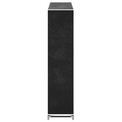 vidaXL Shoe Rack | Black | Powder-coated steel, Polyethylene fabric