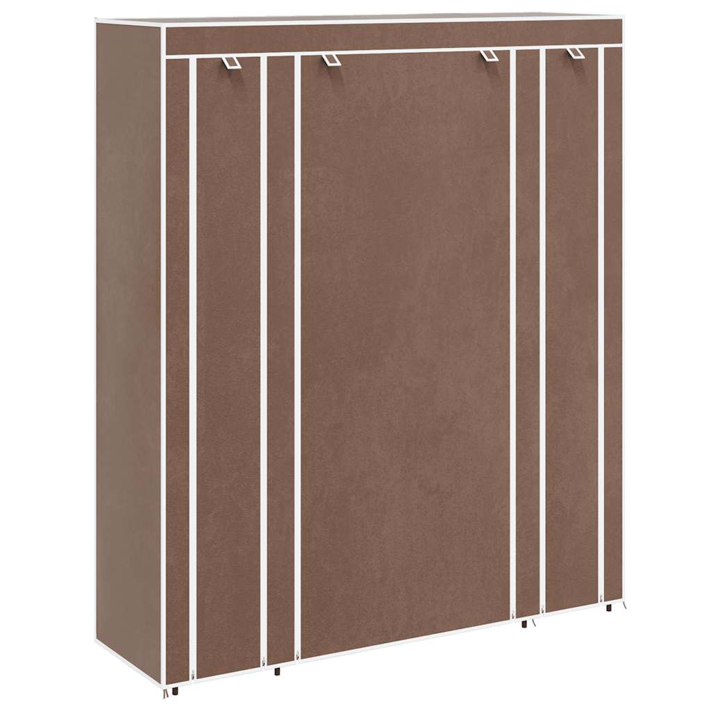 vidaXL Cabinet | Brown | Non-woven fabric, Iron | Medium | Collapsible