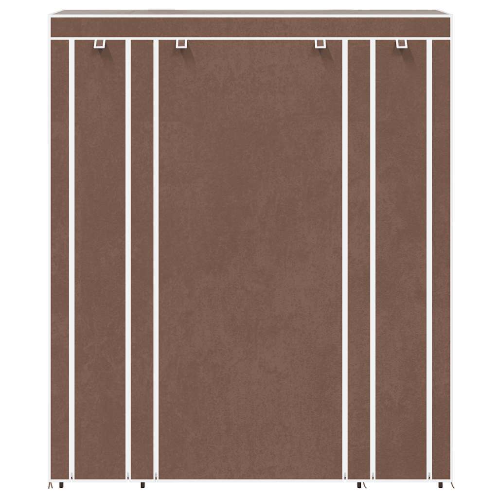 vidaXL Cabinet | Brown | Non-woven fabric, Iron | Medium | Collapsible