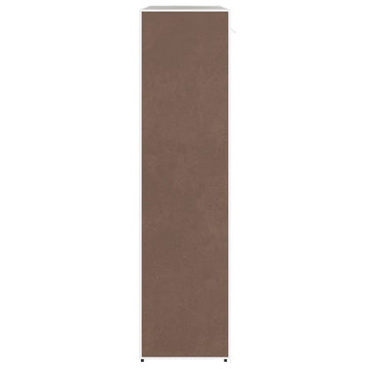 vidaXL Fabric Wardrobe with Compartments and Rods 45x150x176 cm Brown