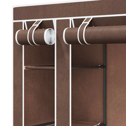 vidaXL Cabinet | Brown | Non-woven fabric, Iron | Medium | Collapsible