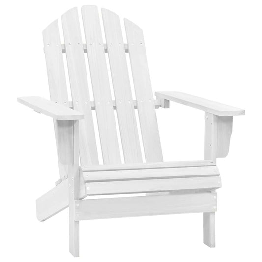 40860 vidaXL Garden Chair Wood White