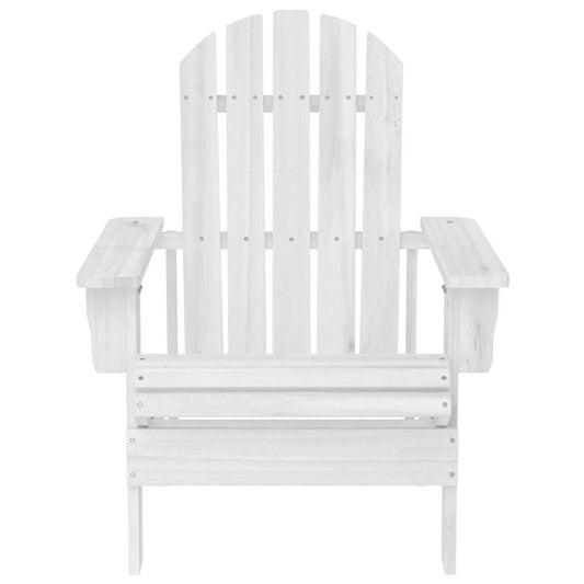 40860 vidaXL Garden Chair Wood White