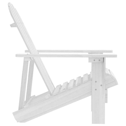 vidaXL Garden Chair | White | Hardwood, Firwood | Standard | Durable