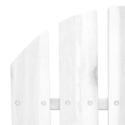 vidaXL Garden Chair | White | Hardwood, Firwood | Standard | Durable