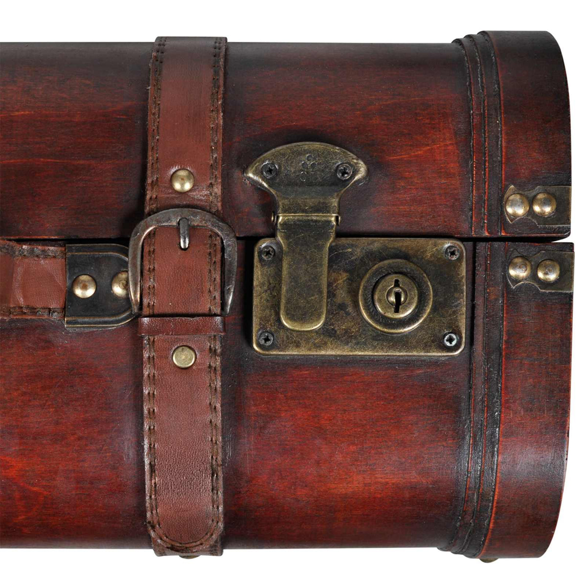 vidaXL Wooden Treasure Chest 2 pcs Vintage Brown