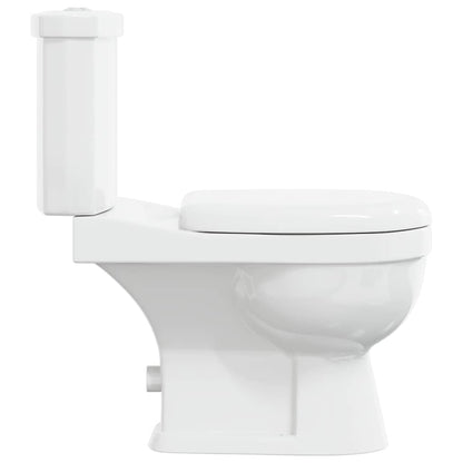 vidaXL Toilet With Cistern White