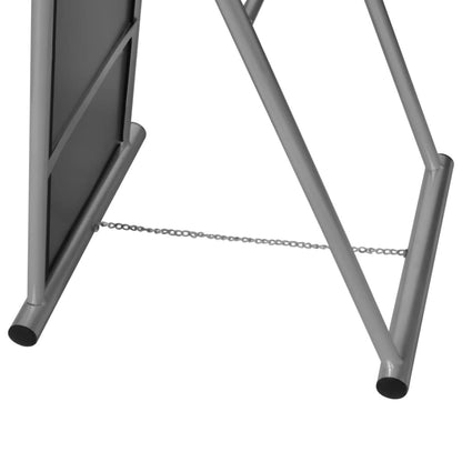 vidaXL Free Standing Floor Mirror Full Length Rectangular Grey