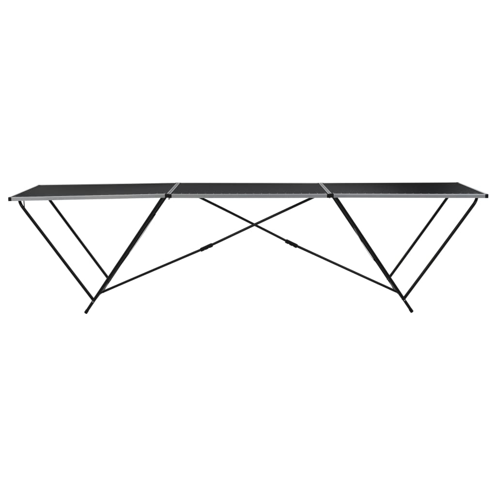 vidaXL Folding Pasting Table MDF and Aluminium 300x60x78 cm