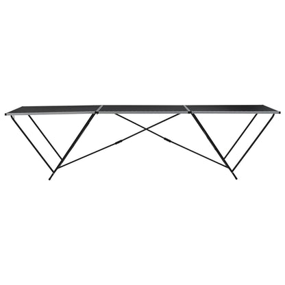 vidaXL Folding Pasting Table MDF and Aluminium 300x60x78 cm