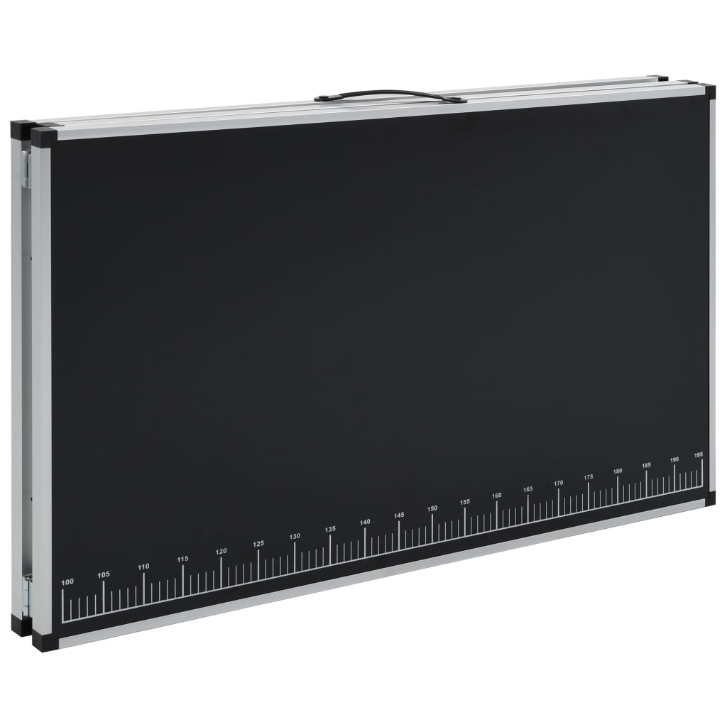 vidaXL Folding Pasting Table MDF and Aluminium 300x60x78 cm