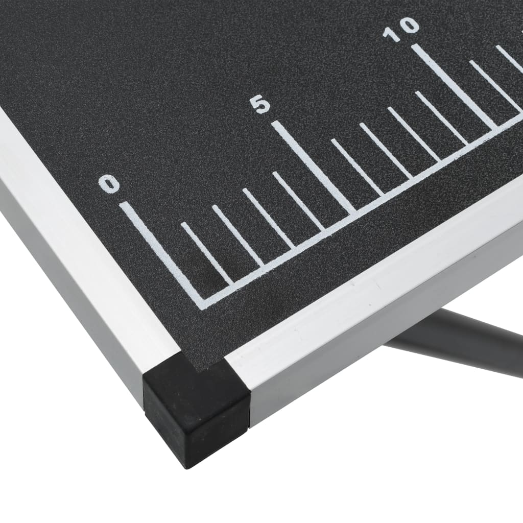 vidaXL Folding Pasting Table MDF and Aluminium 300x60x78 cm