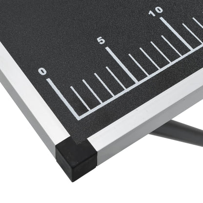 vidaXL Folding Pasting Table MDF and Aluminium 300x60x78 cm
