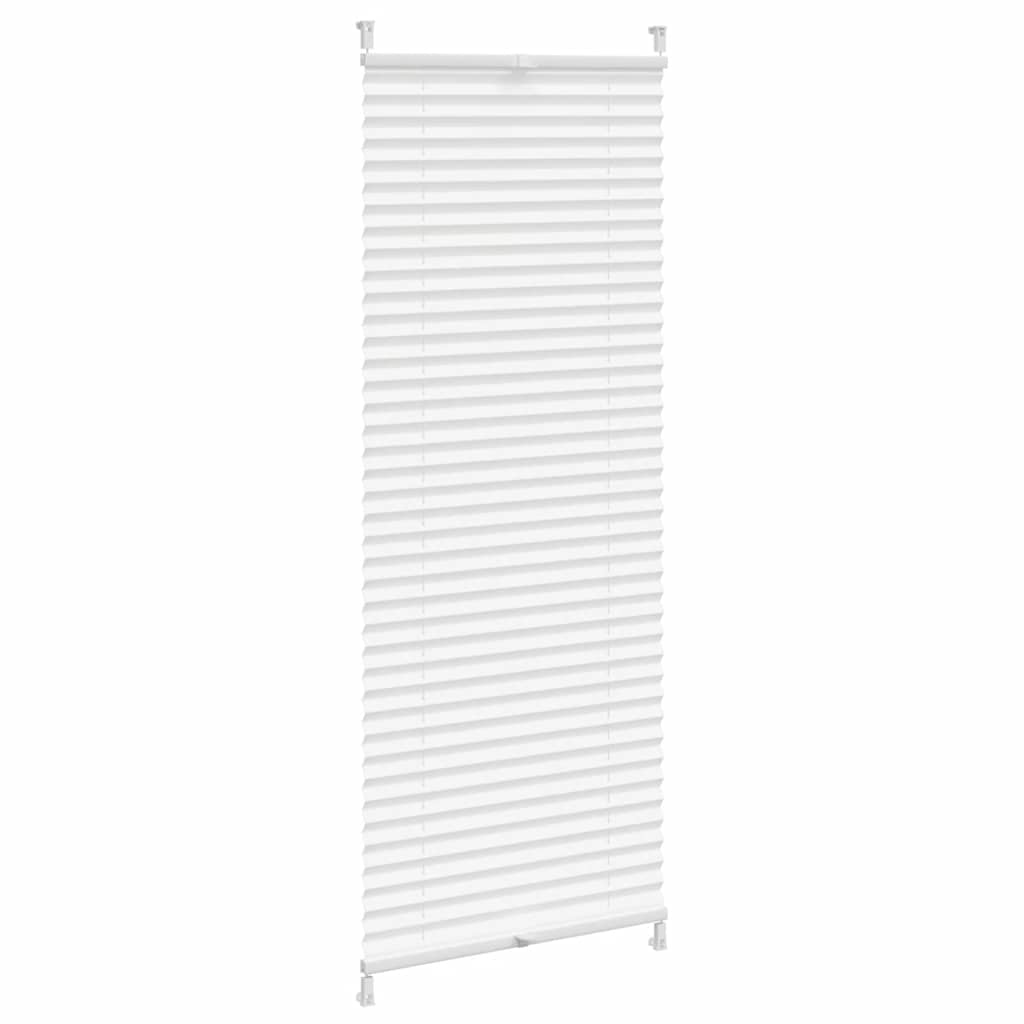 vidaXL Plisse Blind 40x125cm White Pleated Blind