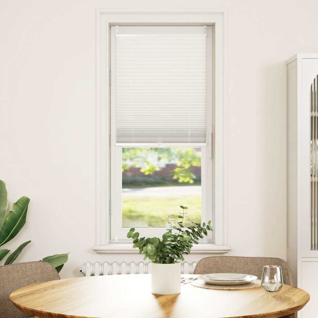 vidaXL Plisse Blind 40x125cm White Pleated Blind