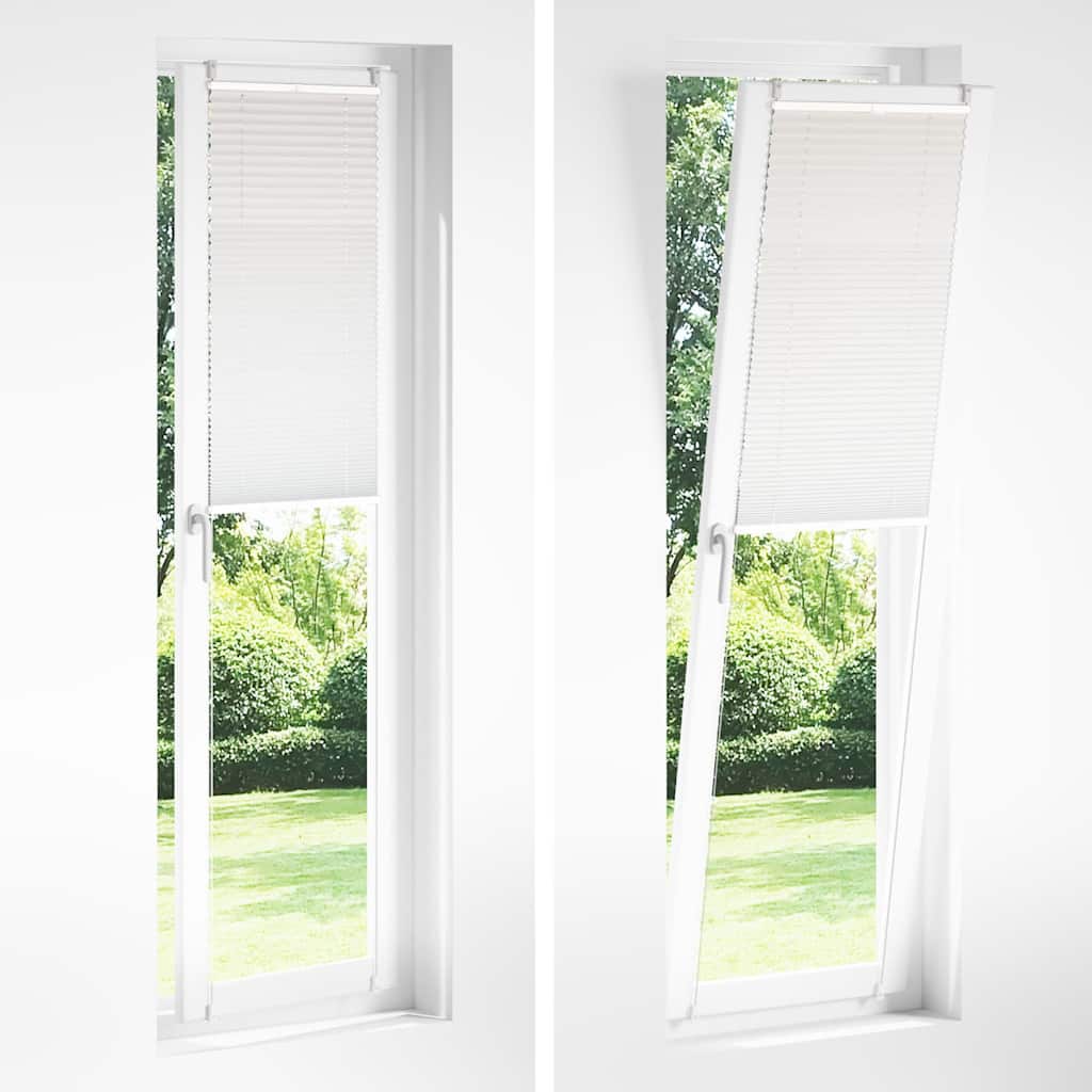 vidaXL Plisse Blind 40x200cm White Pleated Blind