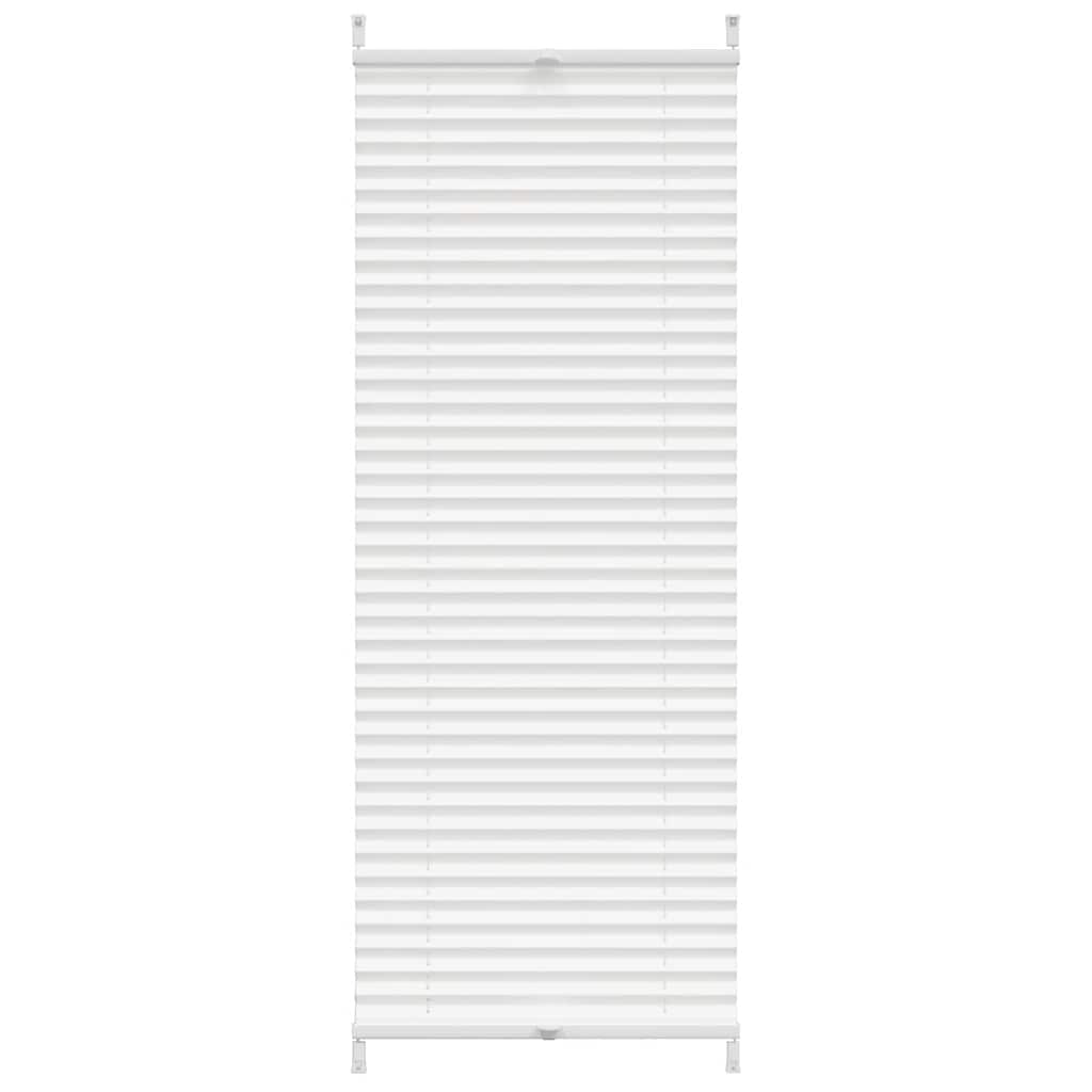 Plisse Blind 50x100cm White Pleated Blind