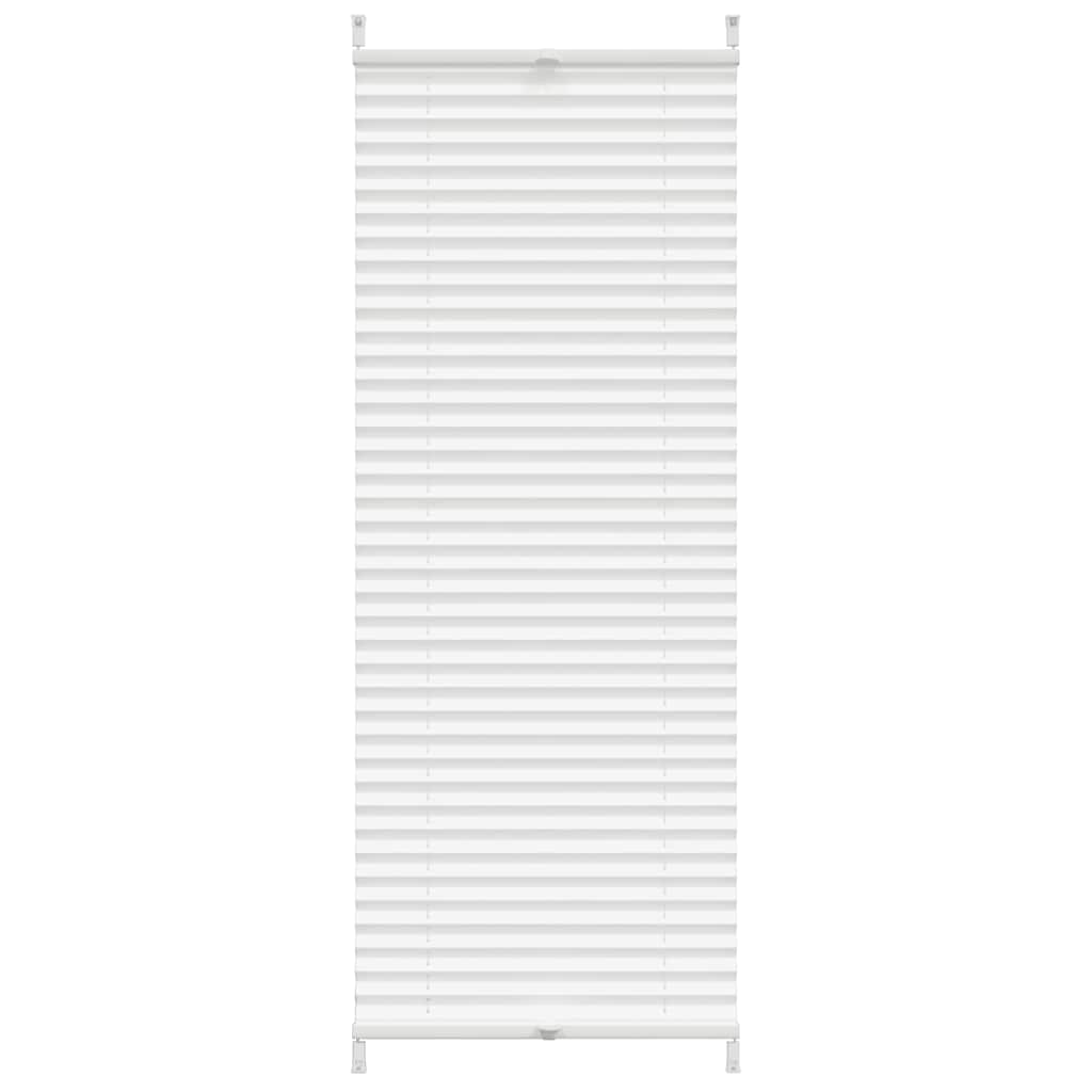 Plisse Blind 60x100cm White Pleated Blind