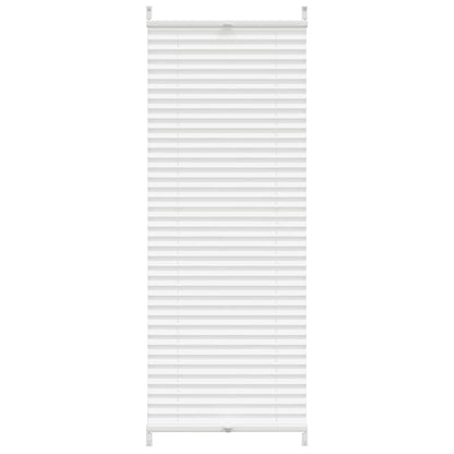 Plisse Blind 60x100cm White Pleated Blind