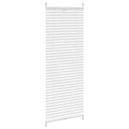 Plisse Blind 60x100cm White Pleated Blind