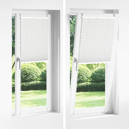 Plisse Blind 60x100cm White Pleated Blind