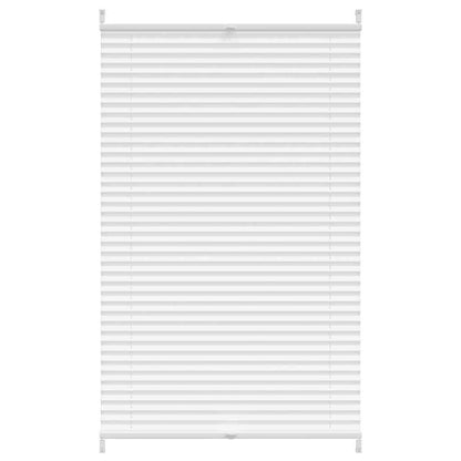 vidaXL Plisse Blind 70x100cm White Pleated Blind