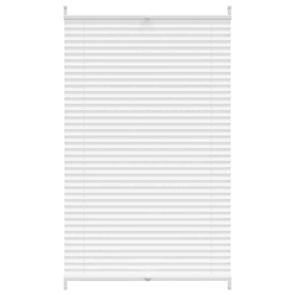 vidaXL Plisse Blind 70x100cm White Pleated Blind