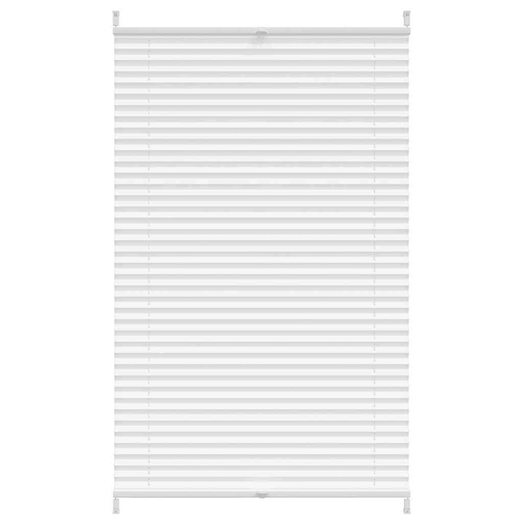vidaXL Plisse Blind 70x125cm White Pleated Blind