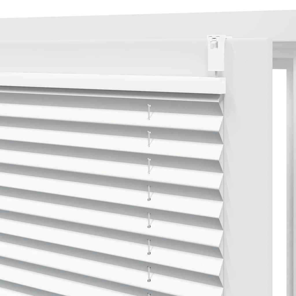 vidaXL Plisse Blind 70x125cm White Pleated Blind