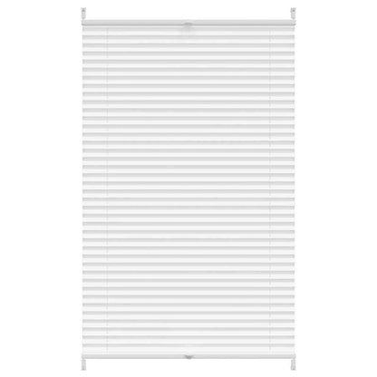 Plisse Blind 80x100cm White Pleated Blind