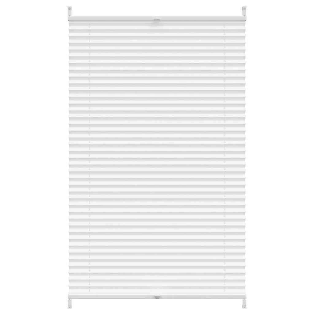 Plisse Blind 80x100cm White Pleated Blind