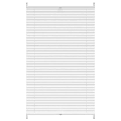 Plisse Blind 80x100cm White Pleated Blind