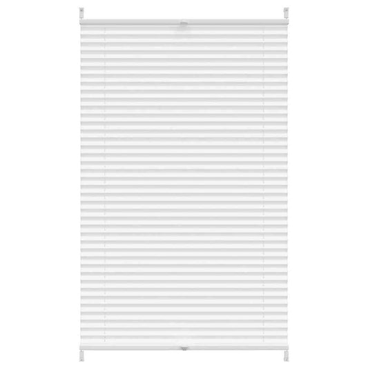 Plisse Blind 80x100cm White Pleated Blind