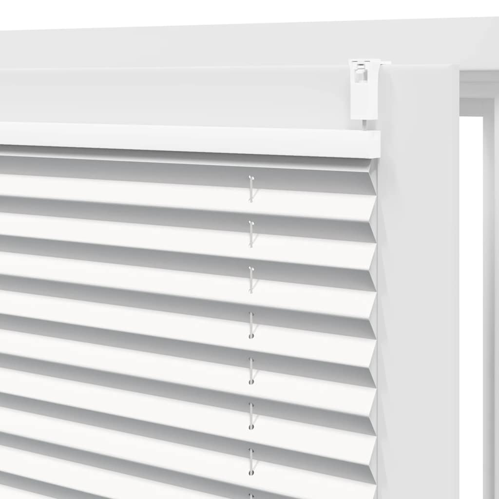 vidaXL Plisse Blind 80x150cm White Pleated Blind