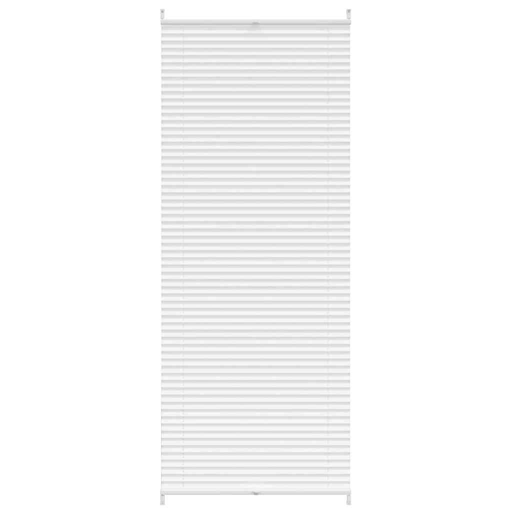 Plisse Blind 80x200cm White Pleated Blind