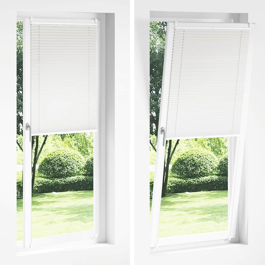Plisse Blind 80x200cm White Pleated Blind