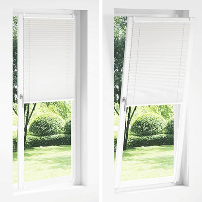 Plisse Blind 80x200cm White Pleated Blind