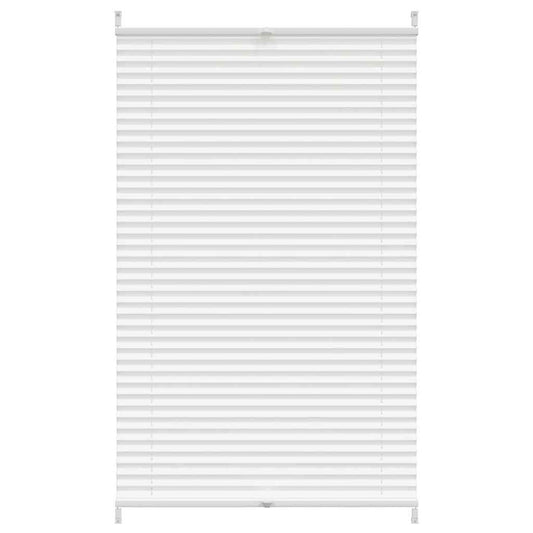 Plisse Blind 90x100cm White Pleated Blind