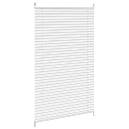 Plisse Blind 90x100cm White Pleated Blind