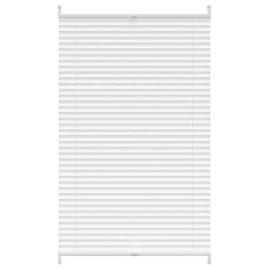 vidaXL Plisse Blind 90x125cm White Pleated Blind