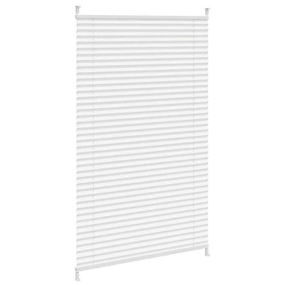 vidaXL Plisse Blind 90x125cm White Pleated Blind